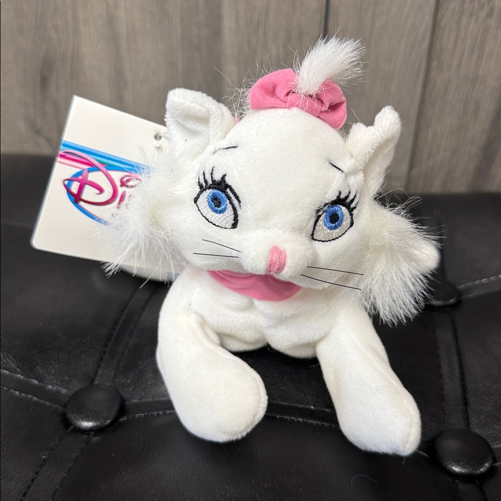 Disney's Retired Marie Kitty Cat Of The Aristocats Beanie Plush Toy With Tag